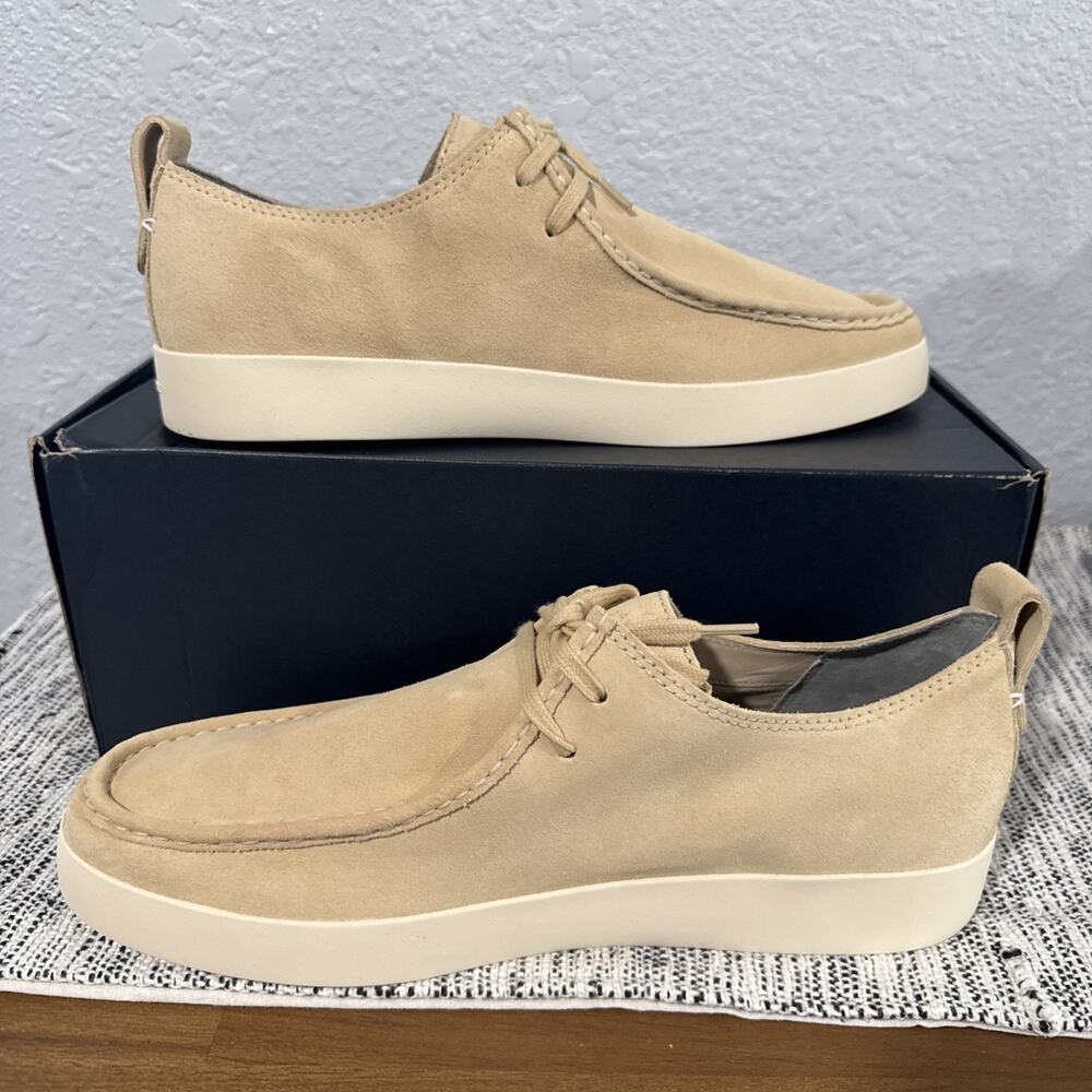 Everlane Desert Shoe Beige Suede Lace Shoes Low Top Loafers Mens 11.5 Minimalist